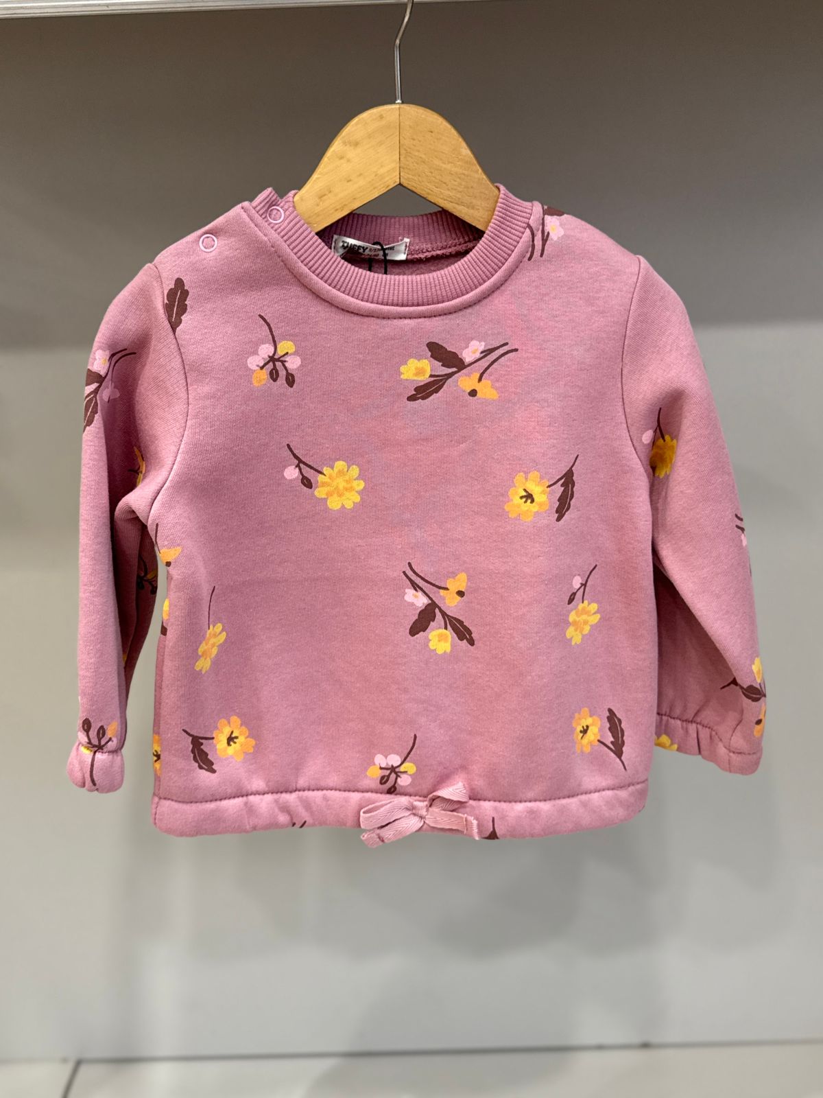 Pull Polaire Motif Fleurs