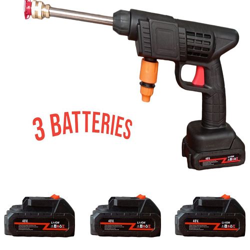 Pistolet De Lavage Automobile Sans Fil 3 Batteries