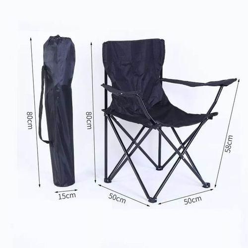 Siège De Plage Chaise De Camping Fauteuil Munie D'un Porte-gobelet  thumbnail 3