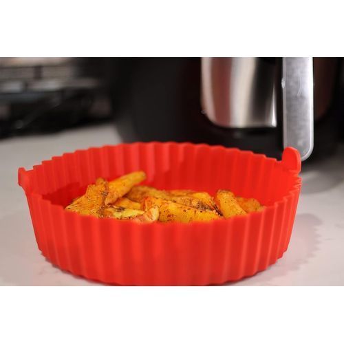 Lot De 2 Moule Air Freyr En Silicone, Panier Réutilisable Pour Friteuse À Air thumbnail 3