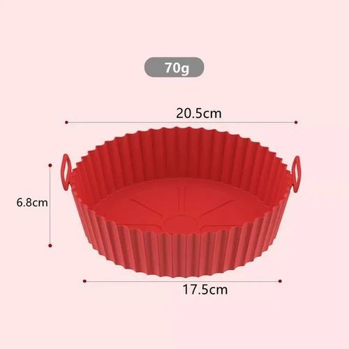 Lot De 2 Moule Air Freyr En Silicone, Panier Réutilisable Pour Friteuse À Air
