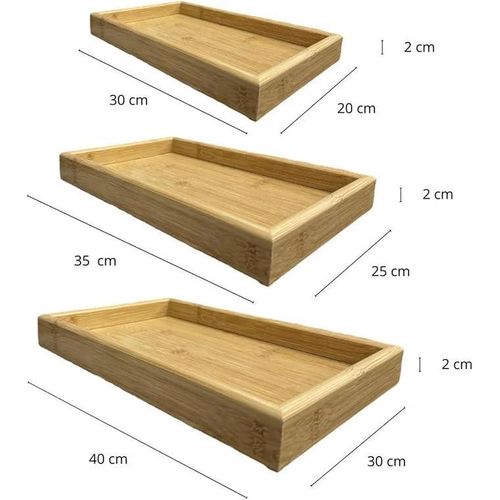 Plateau Rectangulaire En Bois – Pratique, Solide Et Raffiné