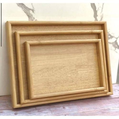 Plateau Rectangulaire En Bois – Pratique, Solide Et Raffiné thumbnail 3