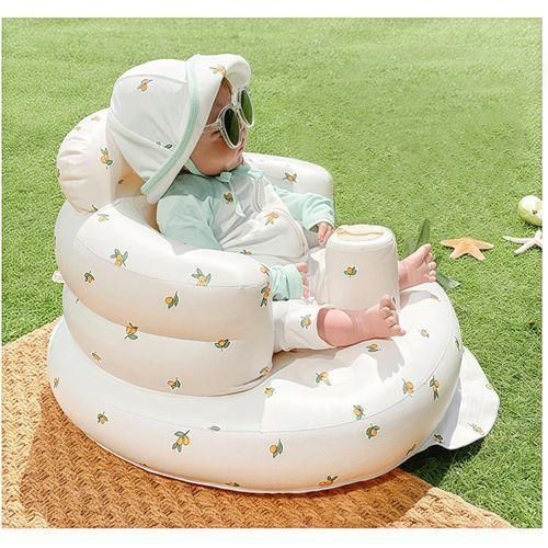 Fauteuil Bébé Gonflable Antidérapant – Idéal Dès 3 Mois thumbnail 3