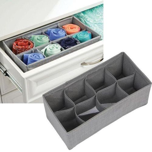 Lot De 4 Organisateur De Tiroir En Tissu, Rangement Élégant Et Intelligent