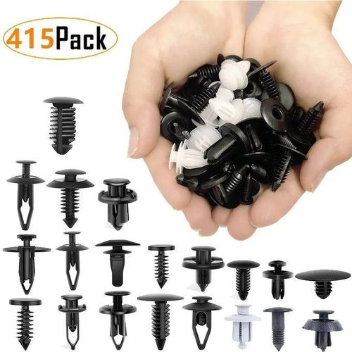Kit De Clips De Retenue En Plastique Automobile – 415 Pièces