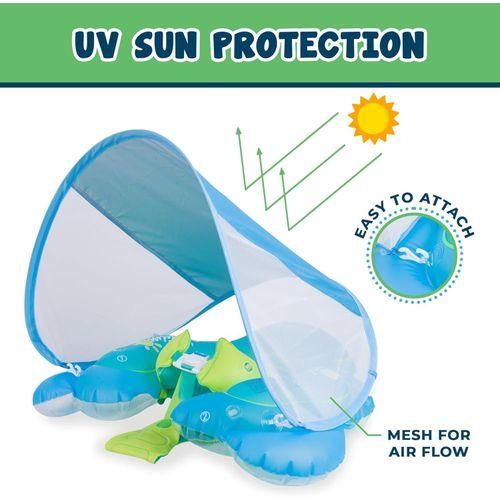 Bouée Bébé Piscine Avec Pare-soleil – Aide À La Natation – Avec Ceinture De Sécurité 