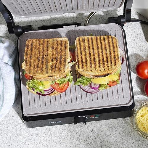 Panini Grille Electrique Turbo En Granite Ouverture Anti Adhésive 180° 2000 W