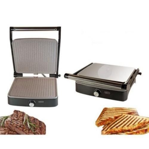 Panini Grille Electrique Turbo En Granite Ouverture Anti Adhésive 180° 2000 W