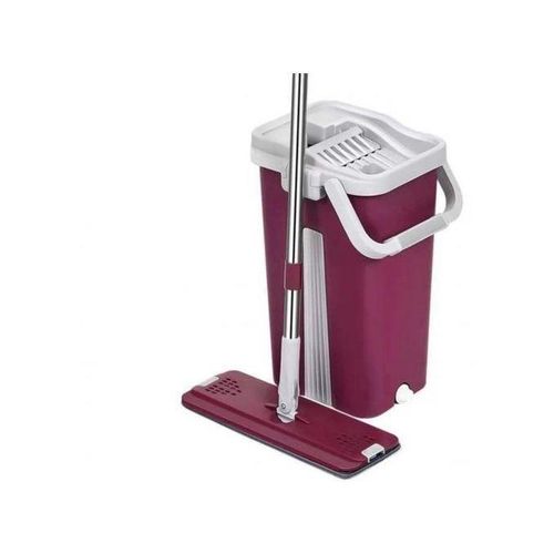 Vadrouille Pour Sol En Microfibre, Serpillière Seau 4 Tampons De Rechange