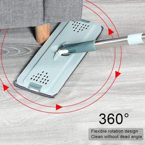 Vadrouille Pour Balai En Microfibre, Serpillière Seau 5 Tampons De Rechange thumbnail 2