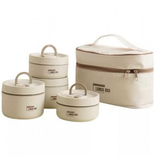 Lunch Box Isotherme Portable En Acier Inoxydable thumbnail 3