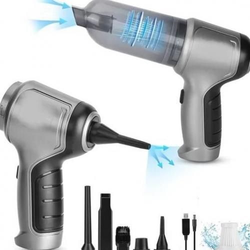 Aspirateur Et Souffleur 3 En 1 Mini Portable, Sans Fil Pour Voiture