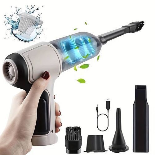 Aspirateur Et Souffleur 3 En 1 Mini Portable, Sans Fil Pour Voiture