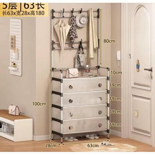 Étagère À Chaussures Anti-poussière, Cintre Pour Chambre À Coucher, Sac De Rangement Pour Chaussures thumbnail 3