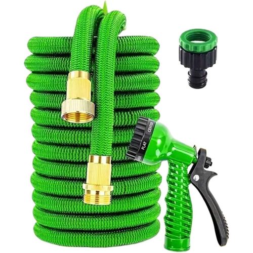 Tuyau D'arrosage Extensible Avec Raccords En Aluminium – 7.5 À 37 M thumbnail 1
