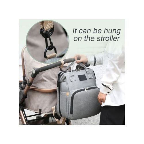 Sac À Langer, Sac À Dos Pour Bébé Avec Station À Langer Et Port De Charge Usb thumbnail 1