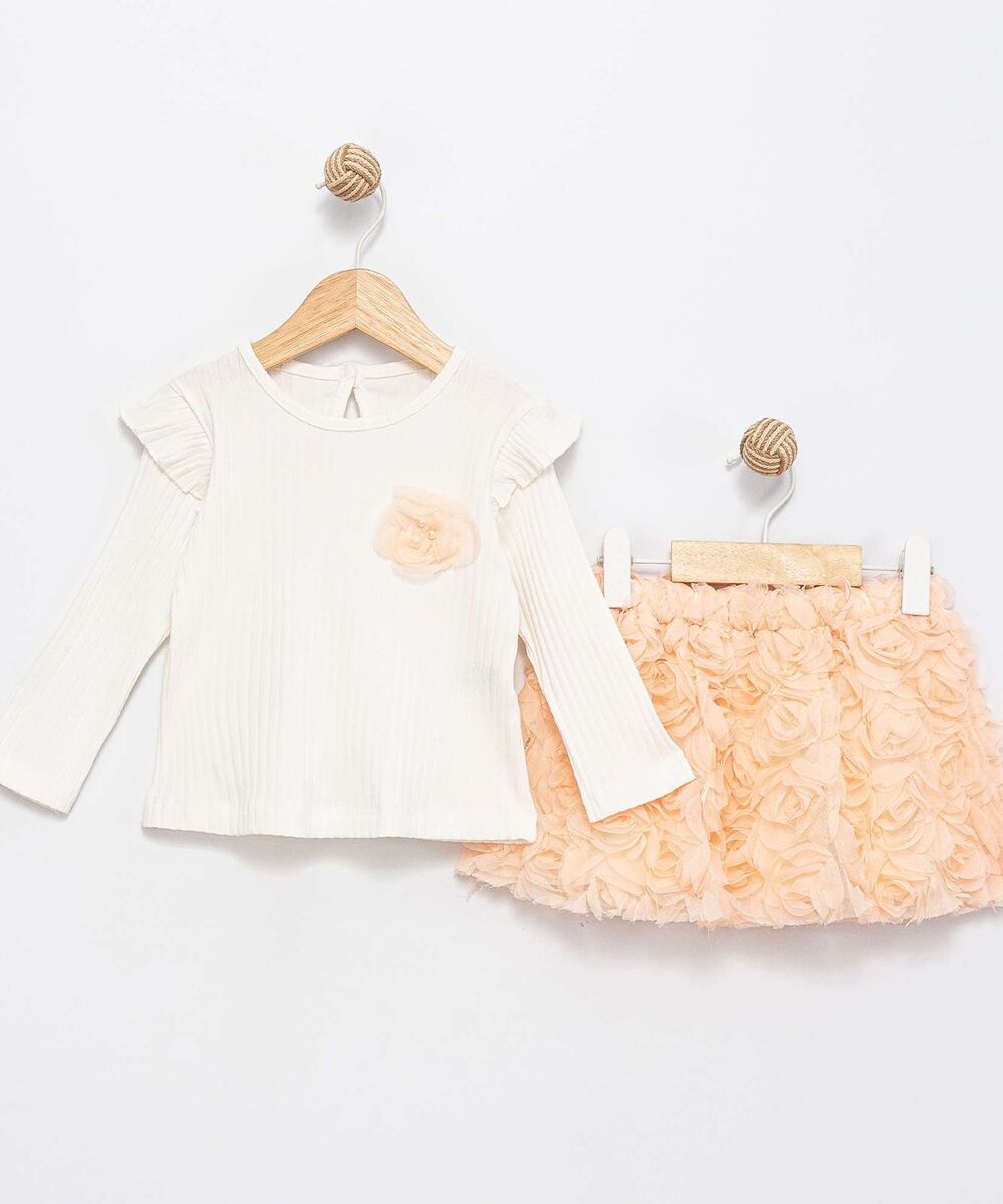 Ensemble Jupe À Fleurs