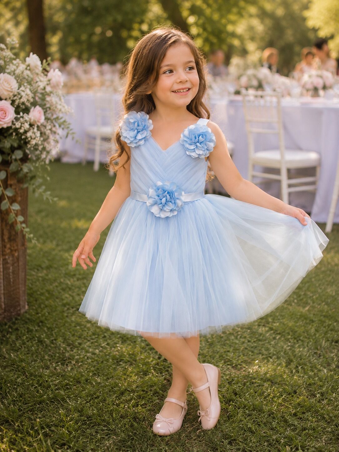 Robe Chic 3 Fleurs