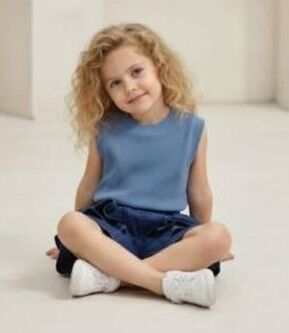 Ensemble Top Maille & Short Volants Jean