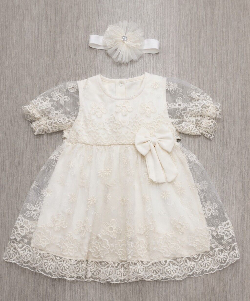 Robe Broderie Avec Bandeau