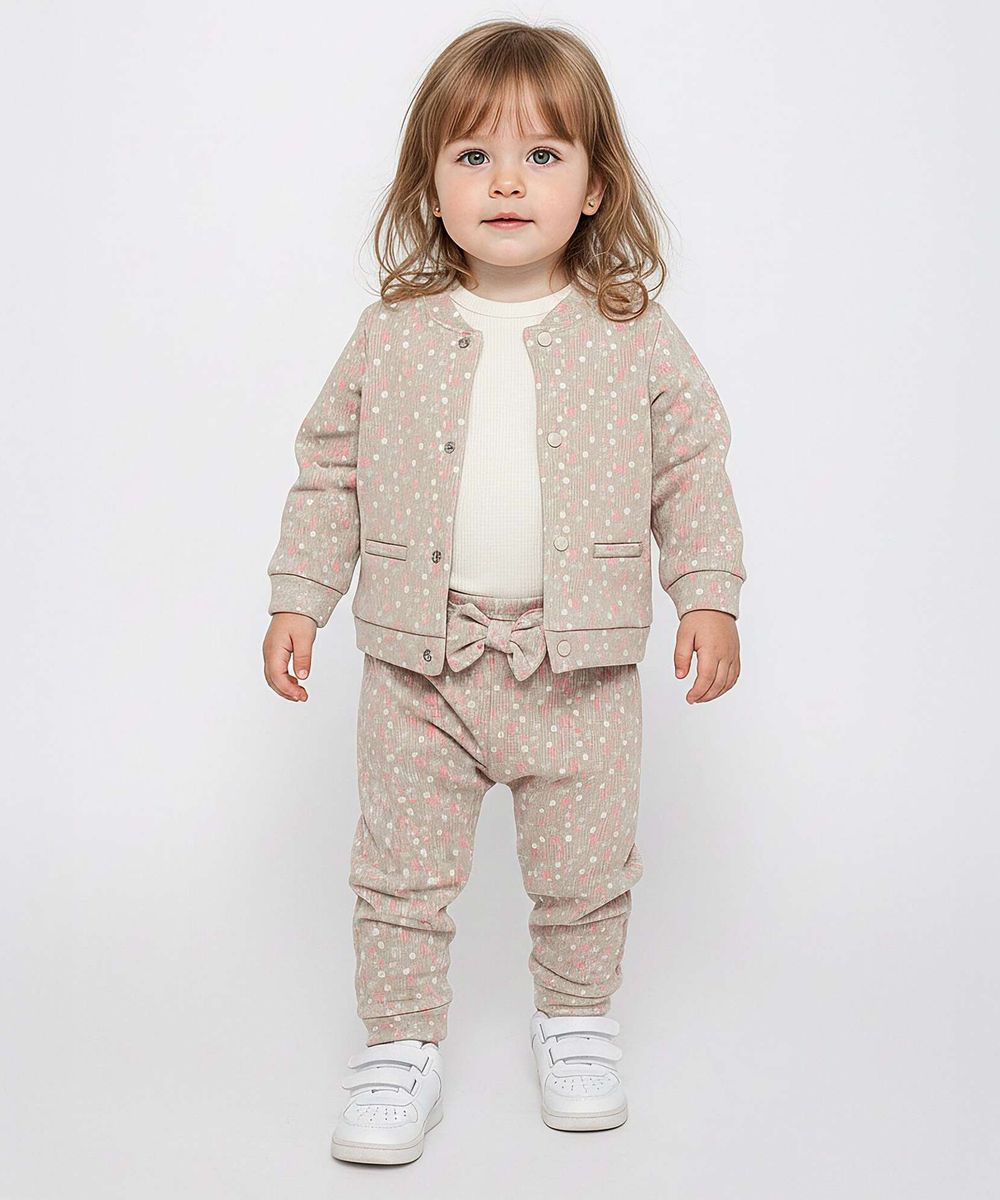 Tenue 3p Coton Motif Fleurs