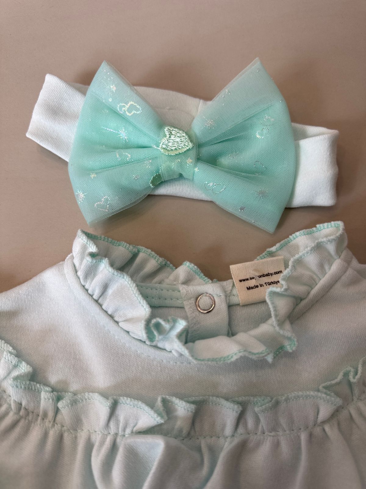 Robe À Tulle Avec Bandeau Assorti