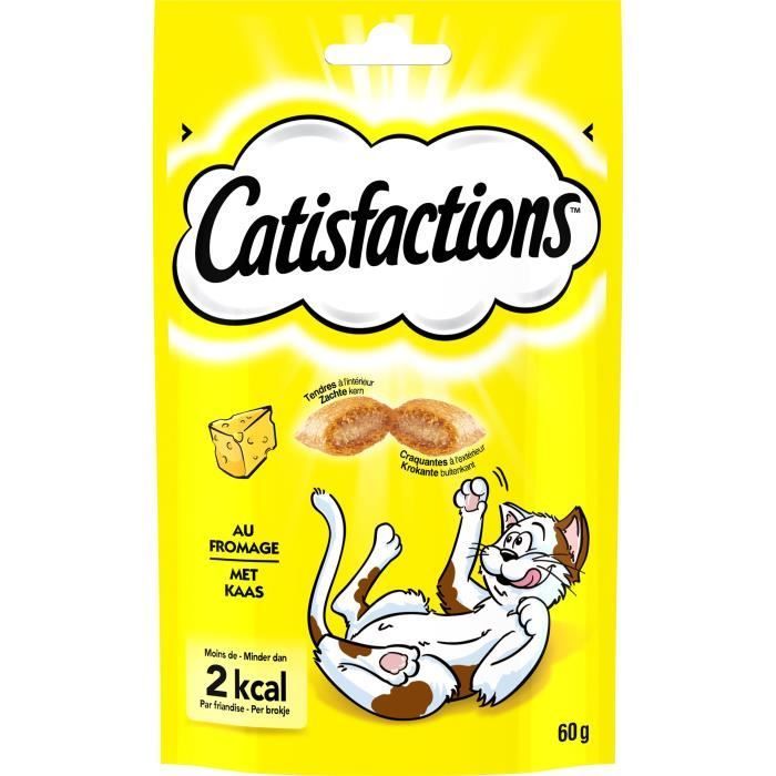 Catisfactions Friandises Au Fromage Pour Chats 60g