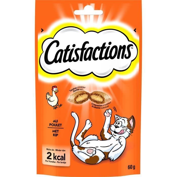Catisfactions Friandises Au Poulet Pour Chats