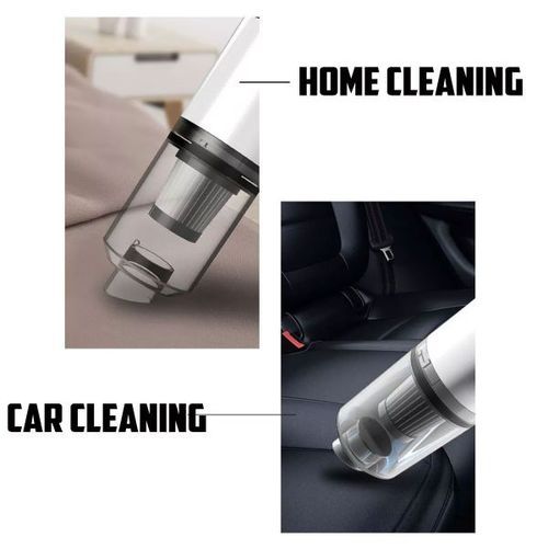 Aspirateur De Voiture 2 En 1 Avec Lumière Led Mini Portable Sans Fil Portable