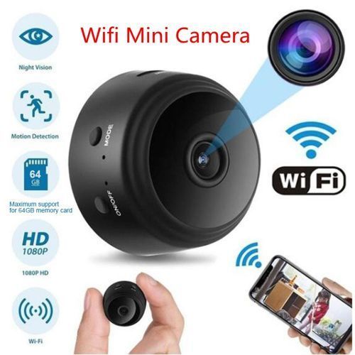 Cam App Hd 1080p A9 Wifi Mini Caméras Ip P2p Micro Caméscope Téléphone thumbnail 1
