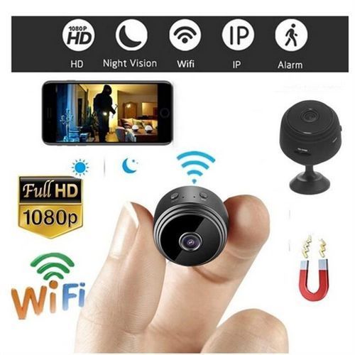 Cam App Hd 1080p A9 Wifi Mini Caméras Ip P2p Micro Caméscope Téléphone thumbnail 3