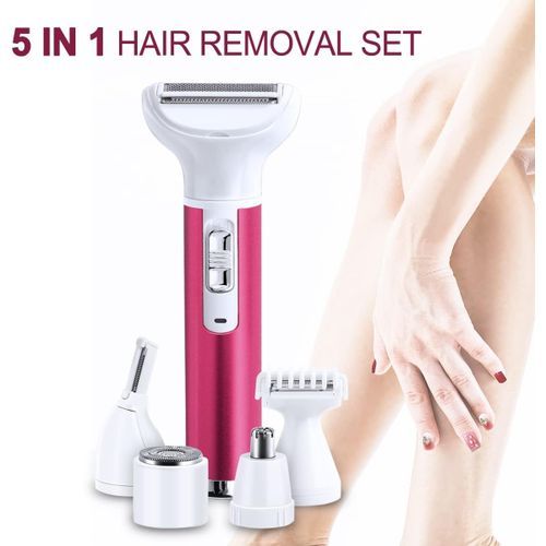 Kemei Épilateur Professionnel Rasoir Rechargeable 5 En 1 Pour Femme