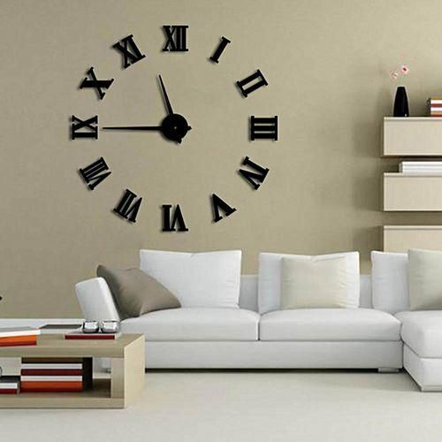 Montre Horloge Murale Décoratif Mural Amovible,horloge Classic