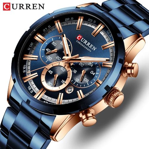 Curren Montre Pour Homme Chronographe Mouvement De Quartz