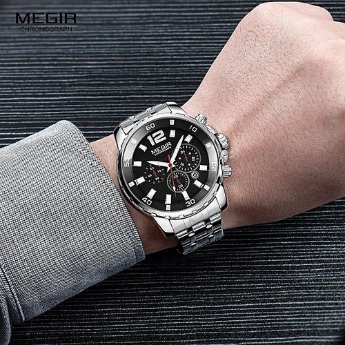 Montre Chronographe Fond Noir thumbnail 3