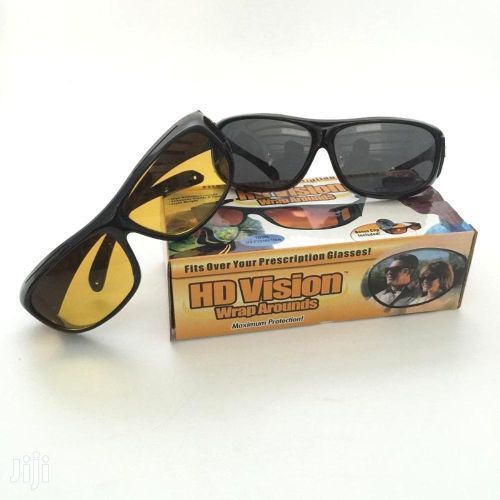 Lunette De Soleil Surlunette Pour Conduire La Nuit Hd Vision Wraparounds thumbnail 3