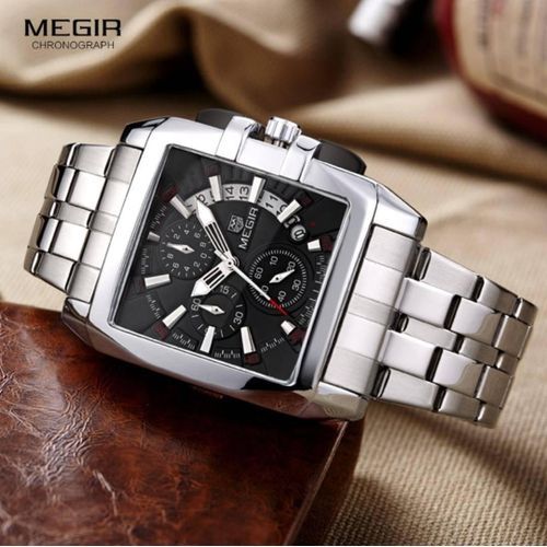 Montre Chronographe Forme Carré