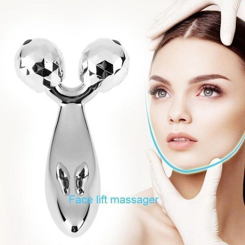 Masseur Visage & Corps 3d Roller En Platine