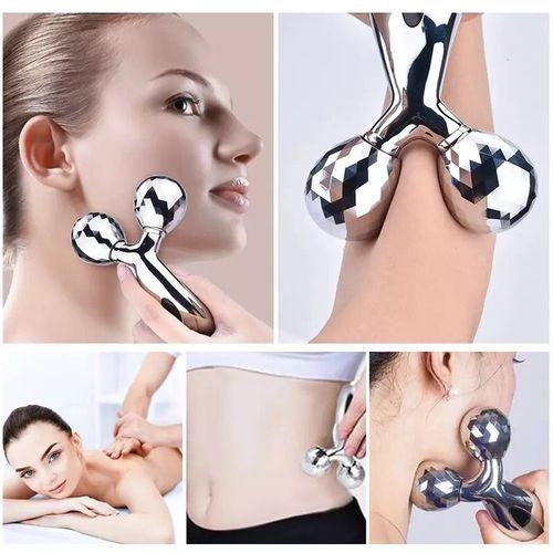 Masseur Visage & Corps 3d Roller En Platine thumbnail 3