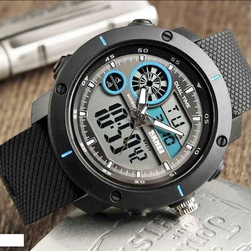 Sport Montre Double Temps Résistant À L'eau