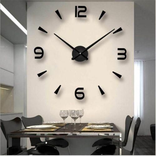 Montre Horloge Murale Décoratif Mural Amovible, Horloge Classic