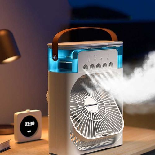 Climatiseur Mini Portable 3-en-1 Silencieux à Bain de Glace thumbnail 1