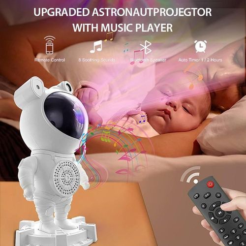 Astronaute Super Projecteur Lampe De Nuit Veilleuse Étoile Led Et Télécommande