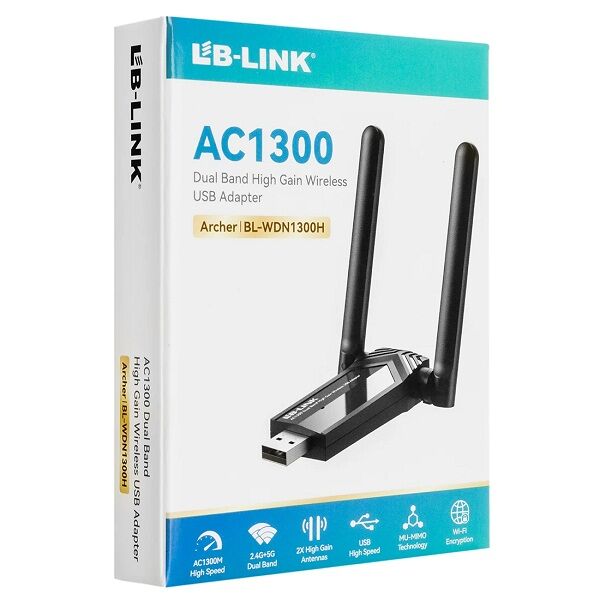 Double Bande Sans Fil À Gain Élevé Ac1300