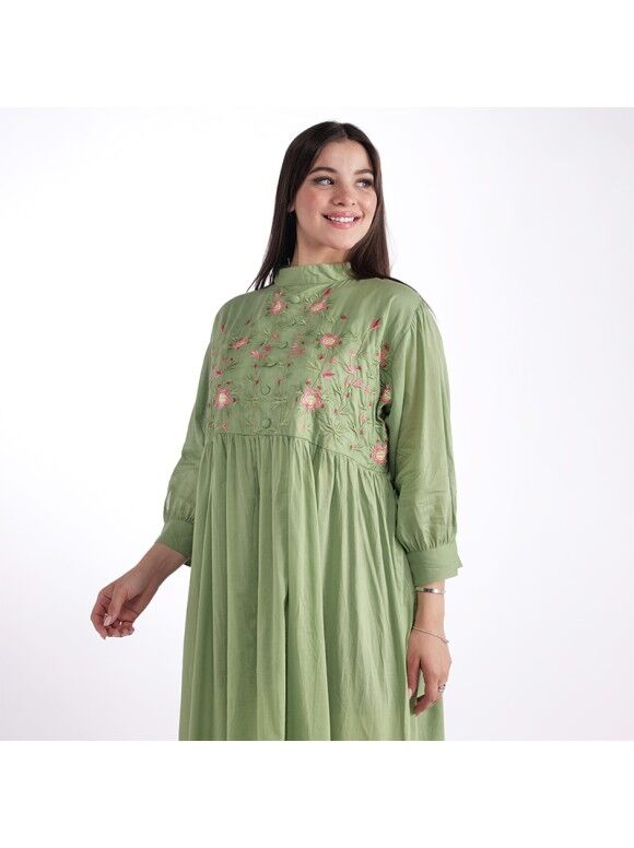 Robe Maxi Brodée