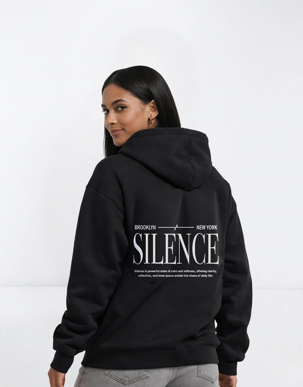 Hoodie Unisexe « Silence » – Sweat À Capuche Streetwear