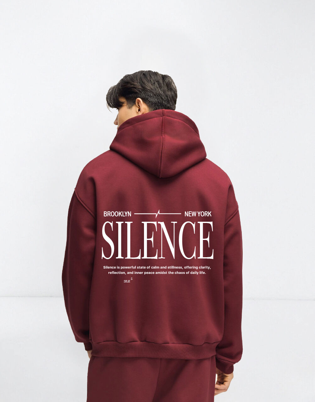 Hoodie Unisexe « Silence » – Sweat À Capuche Streetwear