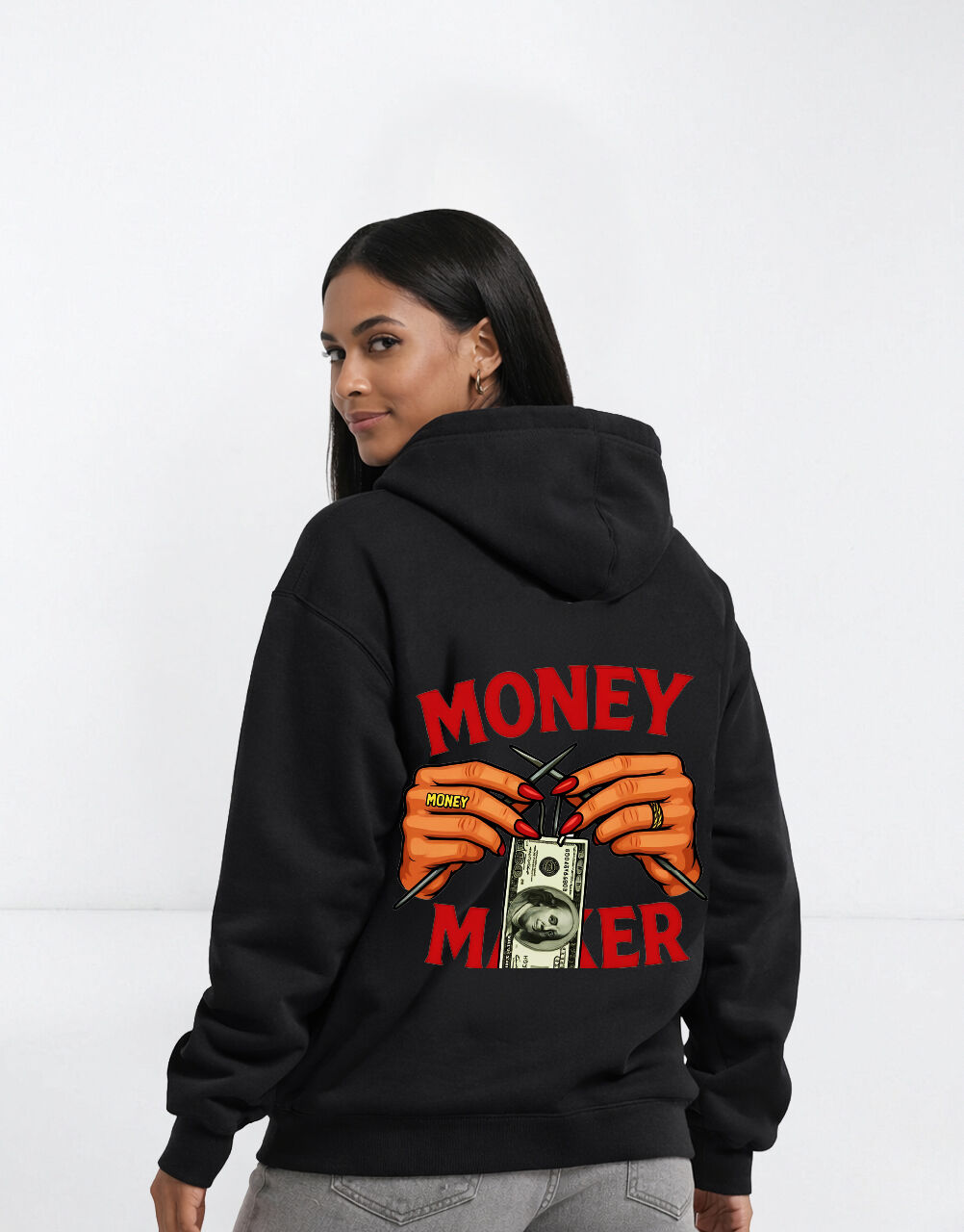Hoodie Unisexe Money Maker – Sweat À Capuche Streetwear