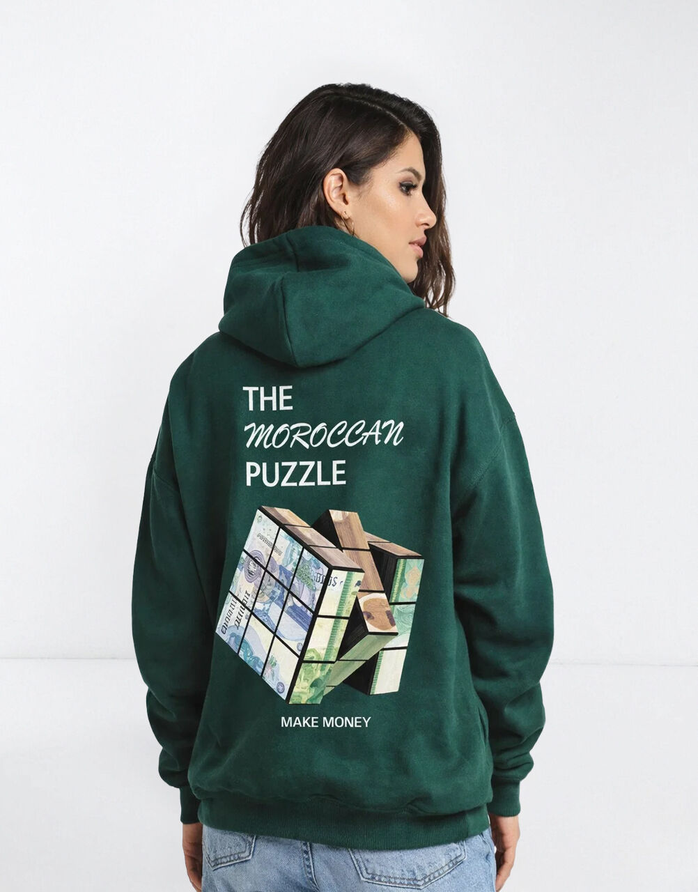 Hoodie Unisexe The Moroccan Puzzle – Sweat À Capuche Streetwear